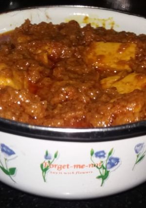 A picture of Shahi paneer.