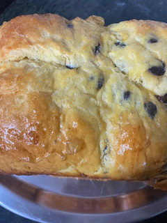 Una foto de Panettone de chocolate (en panificadora)