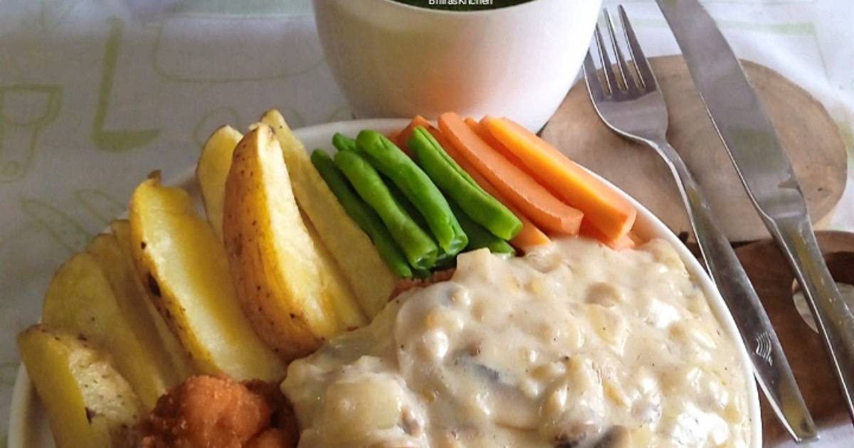 Resep Chicken Steak With Mushroom Sauce Oleh Rika Erviana Cookpad