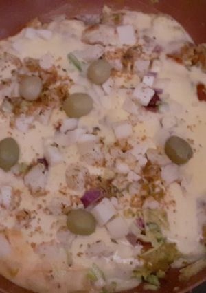 Una foto de Pizza de zanahorias o zucchini