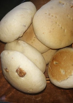 Una foto de Pan con chicharrones