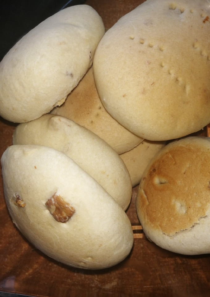 Una foto de Pan con chicharrones