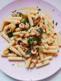 Pasta zucchine e gamberetti 🦐