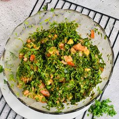 A picture of Lansir(cress salad).