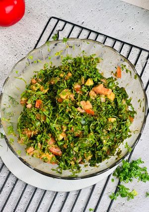 A picture of Lansir(cress salad).