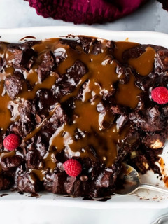 Foto resep Resep Puding Roti Cokelat Yang Cocok Untuk Dessert Berbuka Puasa