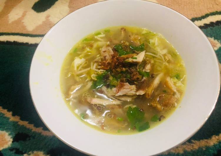 Soto Ayam Kuah Kuning