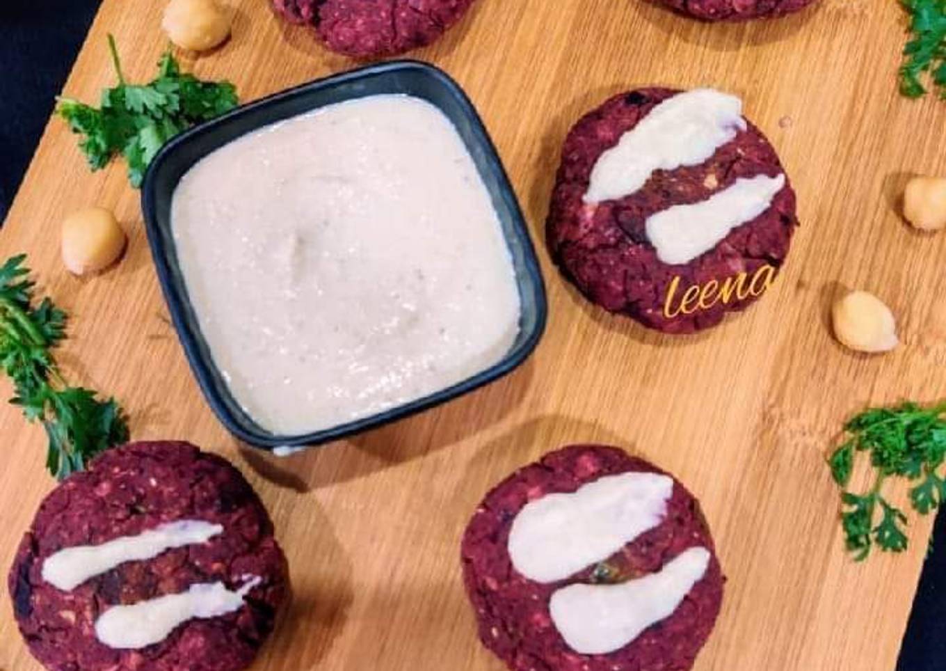 Roasted Beetroot Falafels