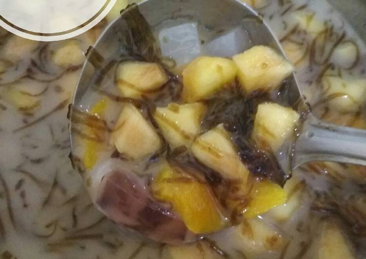 Es Buah-Cincau Serut #menubukapuasa