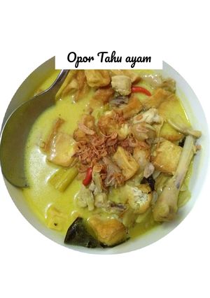 Foto resep Opor Tahu-ayam