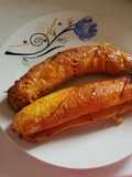 Plátanos maduros horneados
