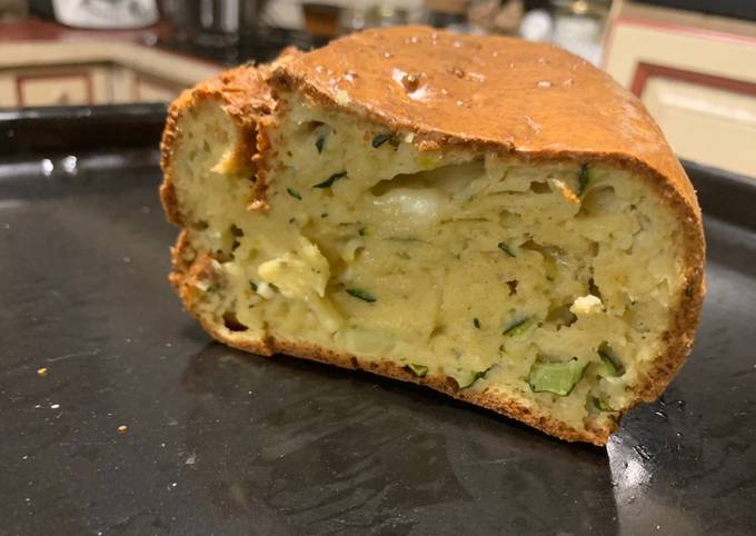 Recette Délicieuse Cake courgettes chèvre