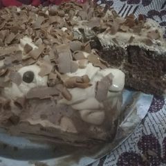 A picture of Chocolate mousse cake.
