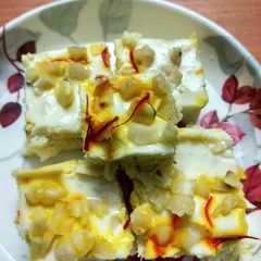 Kesar ice cream sandesh A picture of Kesar ice cream sandesh.