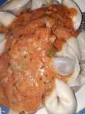 Capeletinis con salsa mixta