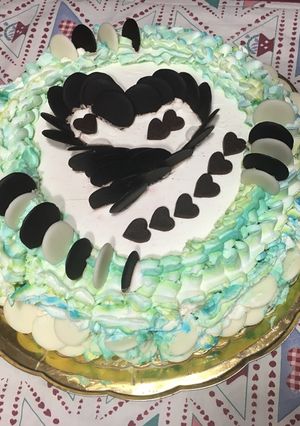 Foto di Torta con crema chantilly