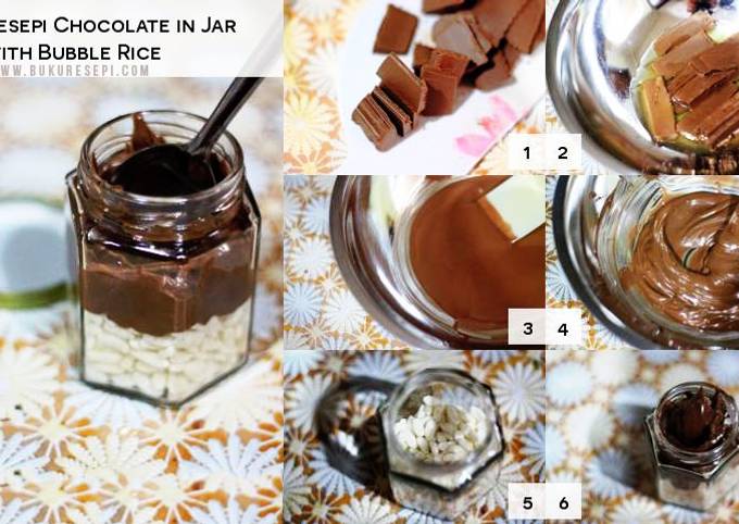 Chocolate In Jar with Bubble Rice