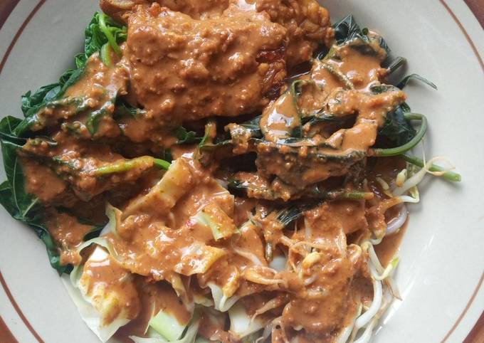 Resep Pecel Tempe Sayur Mayur Anti Gagal