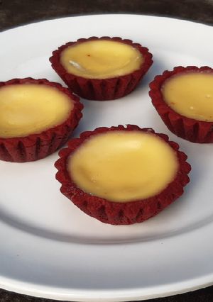 Foto resep Red Velvet Eggtart