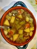 Fruits jiuniang sweet soup酒酿甜汤