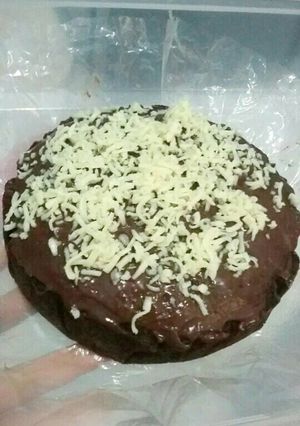 Foto resep Simple choco cheese brownies (no mixer no oven no rempong)