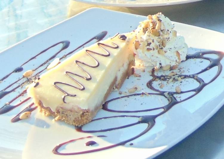 Tarta de chocolate blanco