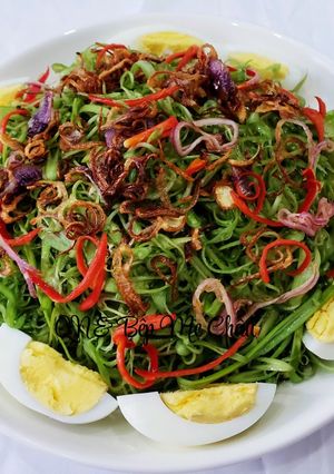 Hình của món Rau muống trộn.