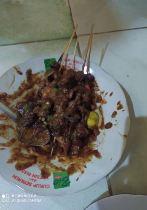 Foto resep Sate kambing bumbu kacang