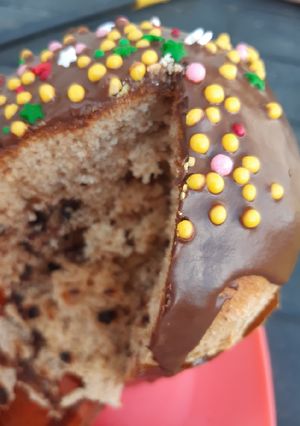 Una foto de Pan dulce integral con chips