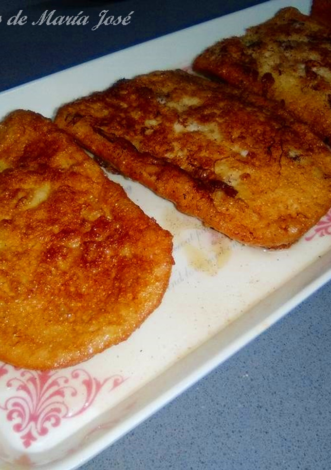Una foto de Torrijas con sirope de agave