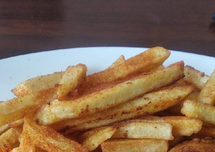 Spicy fries #passonbutton