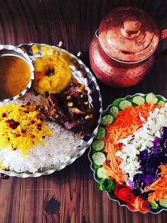 عکسی از دستور چلوگوشت