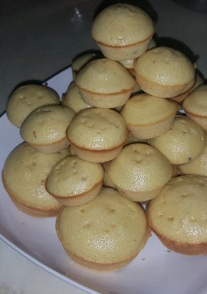 Una foto de Muffin rellenos de cramberries