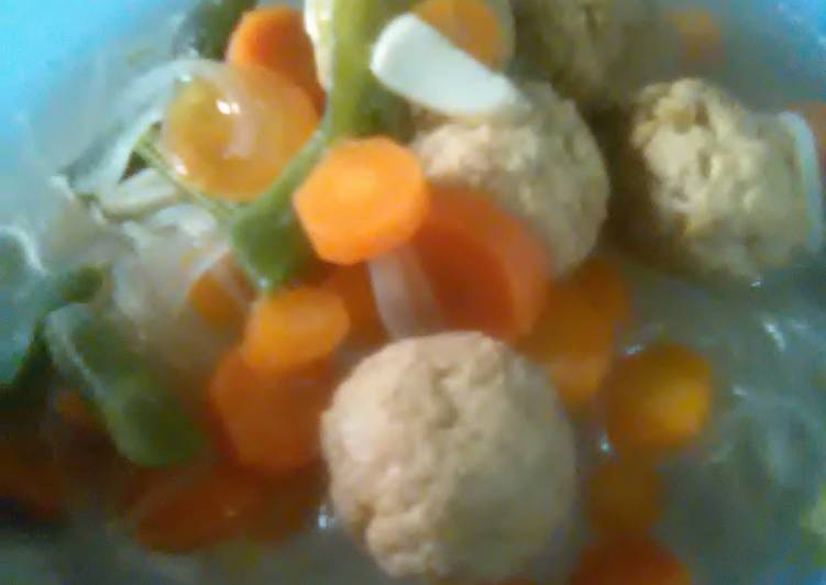 Resep Sop bola bola tahu | Cara Bikin Sop bola bola tahu Yang Lezat