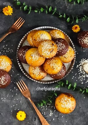 عکسی از دستور کاپ کیک دو رنگ