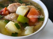 A picture of chicken breast with mushroom soup