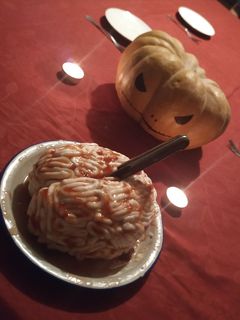 Una foto de Brain cake (tarta de cerebro rápida)