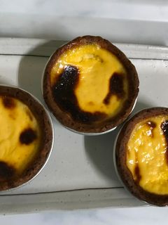 氣炸鍋生酮低碳蛋塔製作 的食譜成品照片