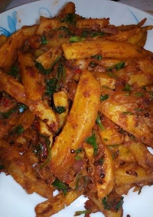 A picture of Chips masala.