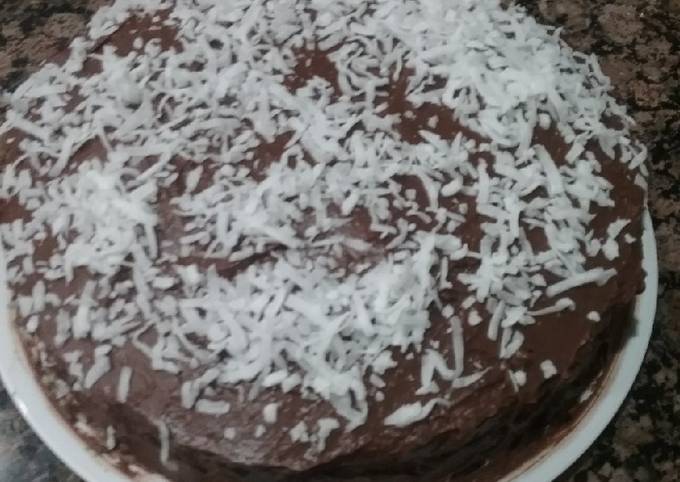 Steps to Make Speedy Chocolate coconut cake