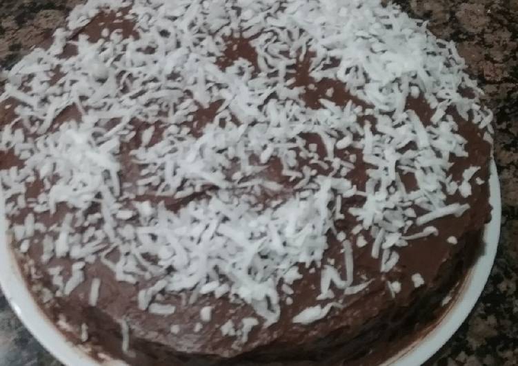 Simple Way to Prepare Quick Chocolate coconut cake