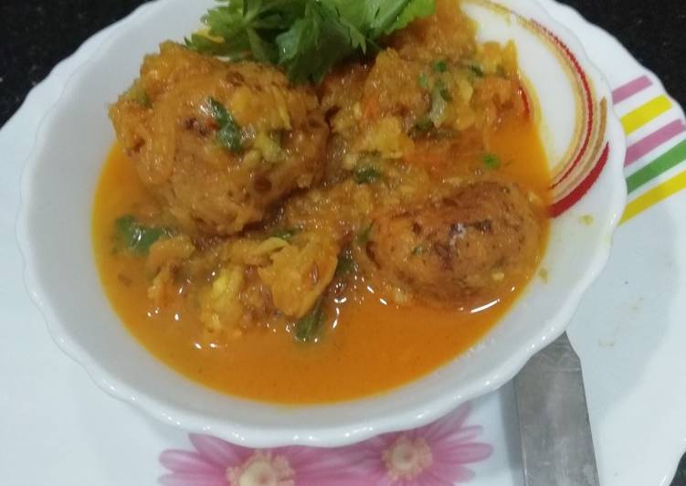 Steps to Prepare Perfect Potato cauliflower kofta