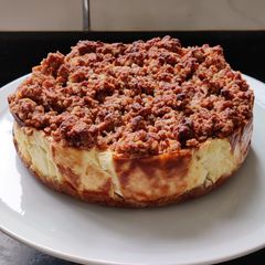 A picture of Keto Pecan Cheesecake.