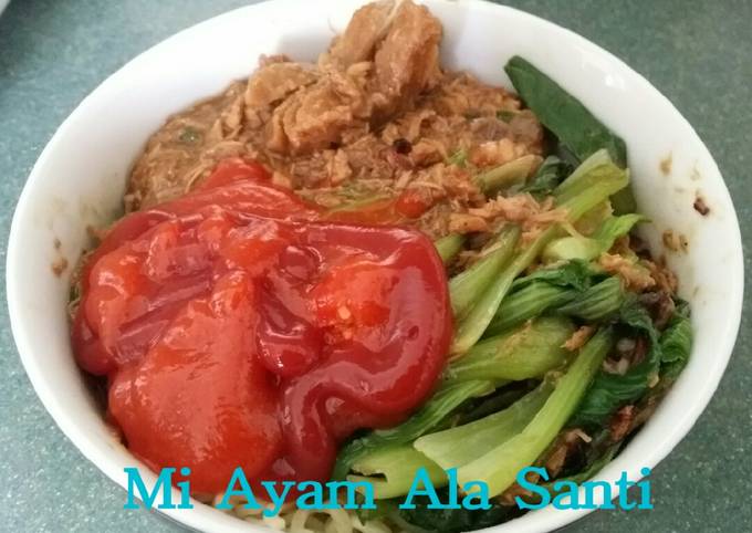 Mi Ayam kecap ingris