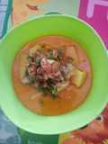 Sop daging opor tahu