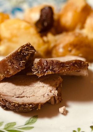 A picture of Oven-Baked Pork Tenderloin.