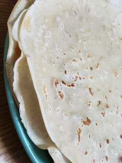 Una foto de Panqueques de plátano