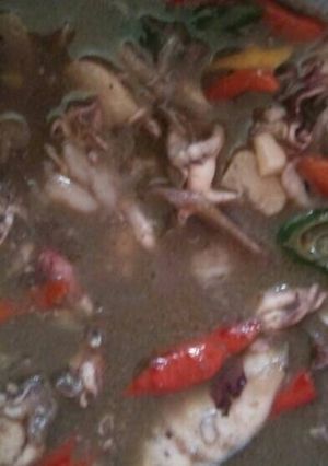 Foto resep Cumi Masak Tinta Huhah