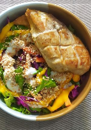 Foto resep Chicken Panseard+ Salad Mayo Mustard