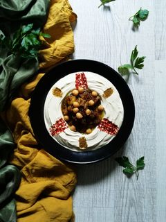 عکسی از دستور حمص بلحم (نخود با گوشت)